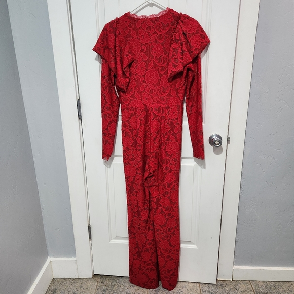 NWT FREE PEOPLE Lace Party Jumpsuit - Picture 4 of 10